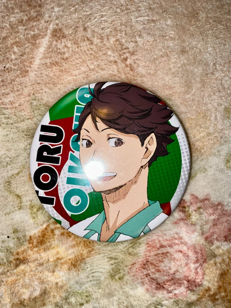 Haikyuu!! Oikawa Toru Button Pin