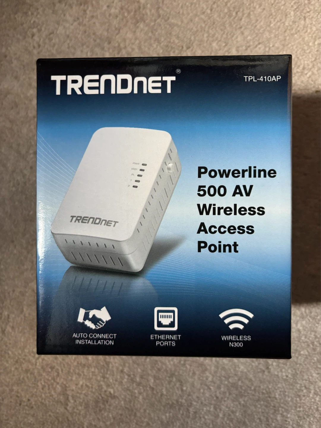 TRENDnet Powerline 500 AV Wireless Access Point and Ethernet