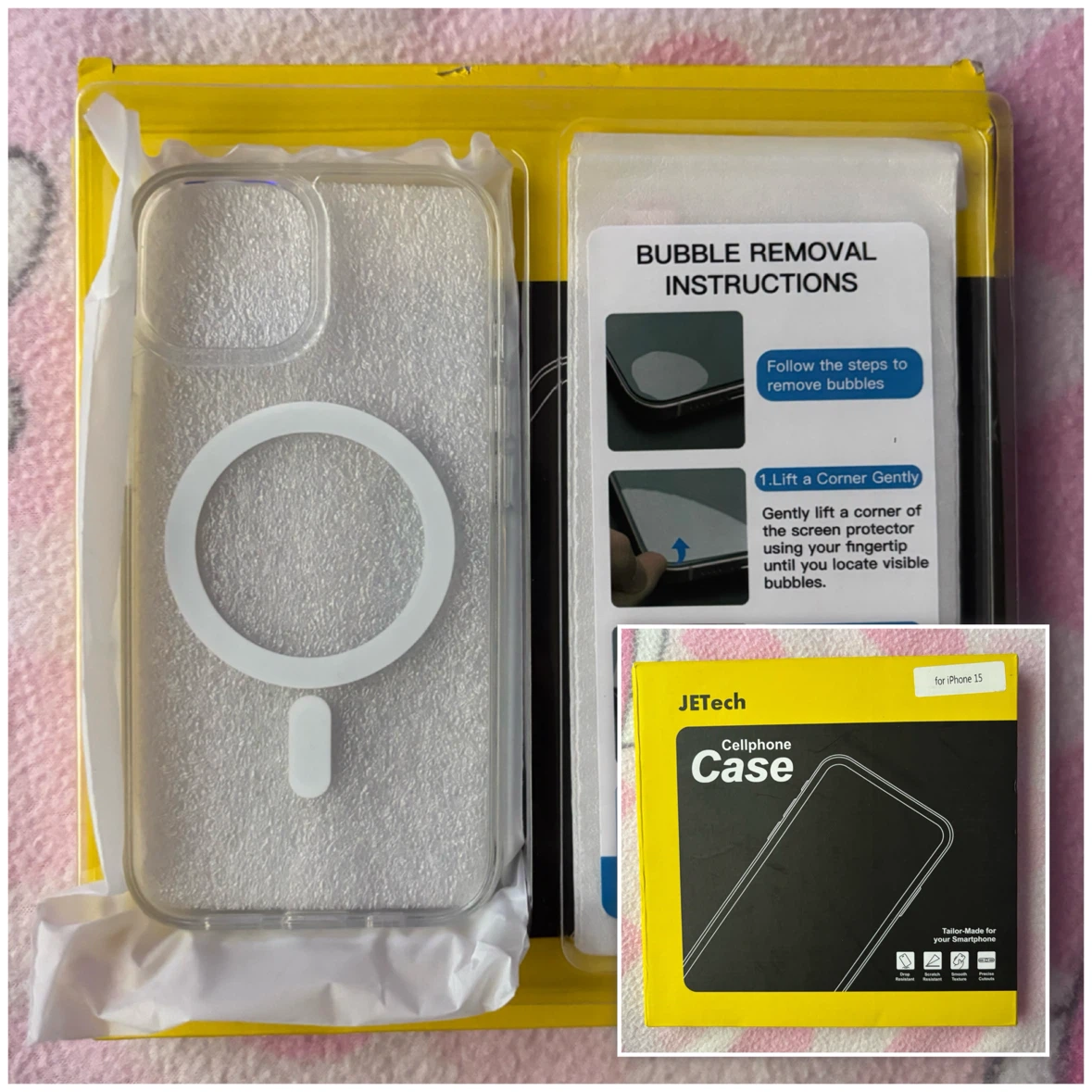 JETech - Clear Case & Screen Protectors - *iPhone 15*
