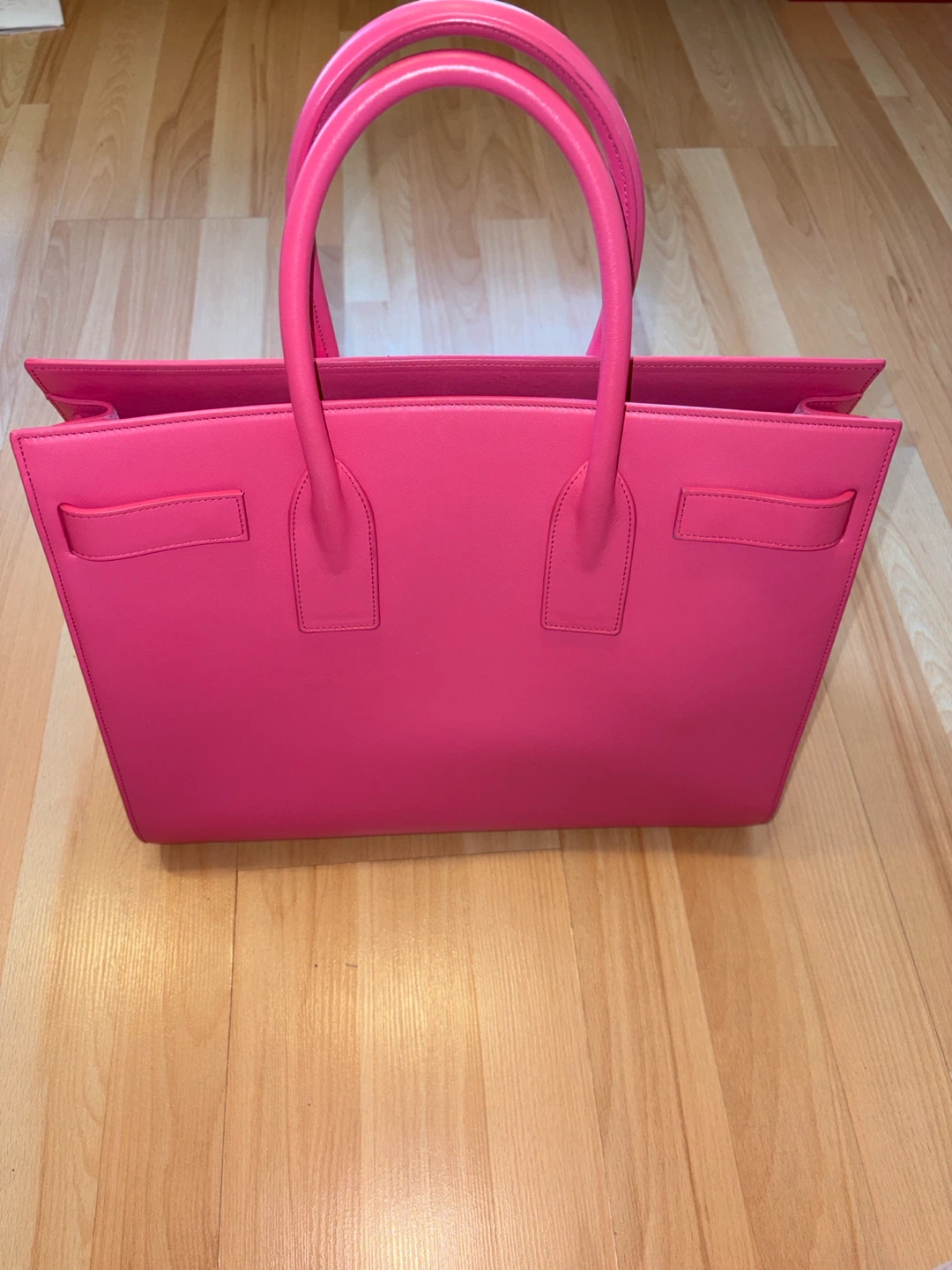 Saint Laurent Pink Leather Tote Bag - photo 3