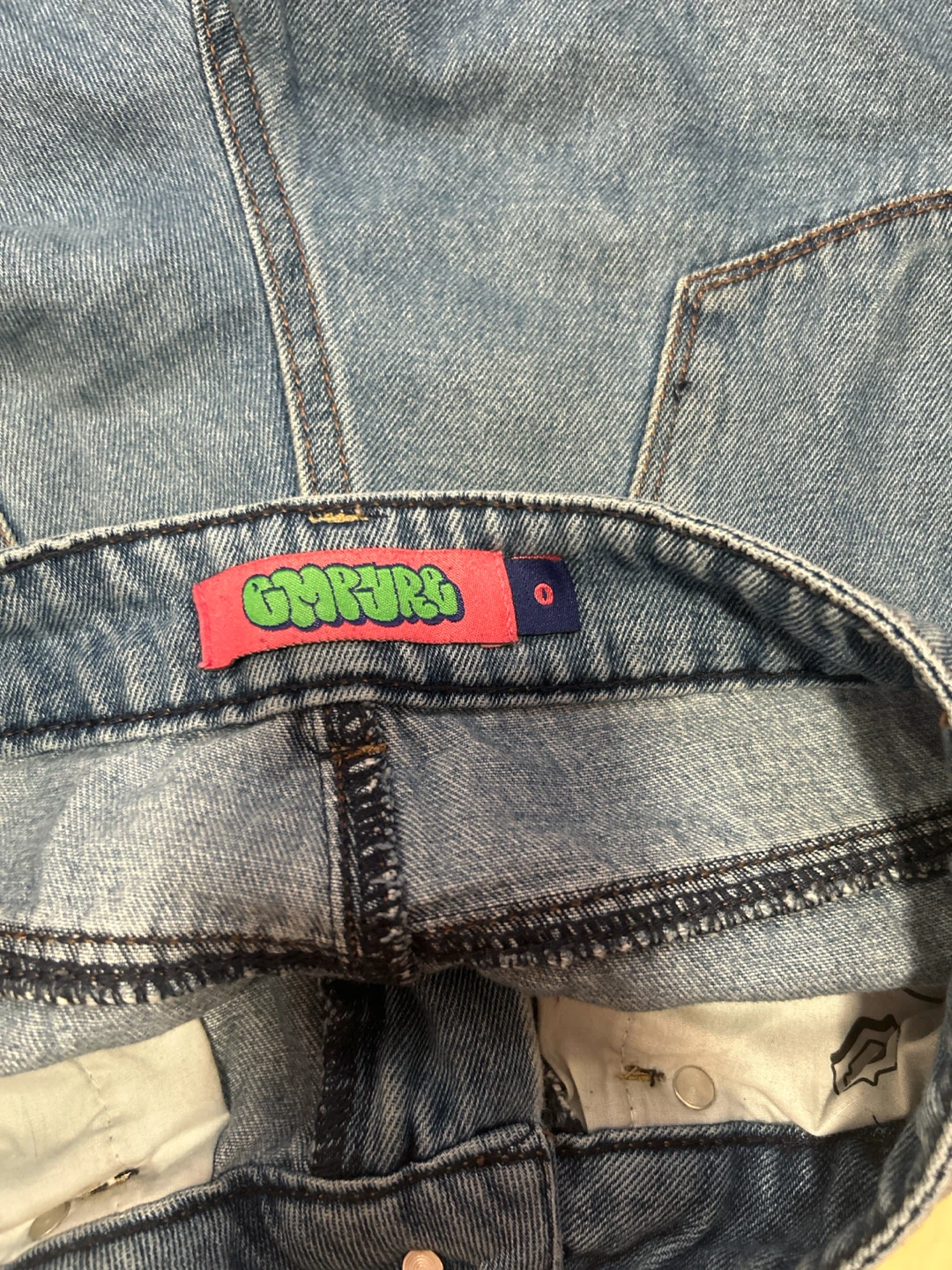GIRLFRIEND COLLECTIVE EMPYRE Denim jorts Size 0 - photo 4