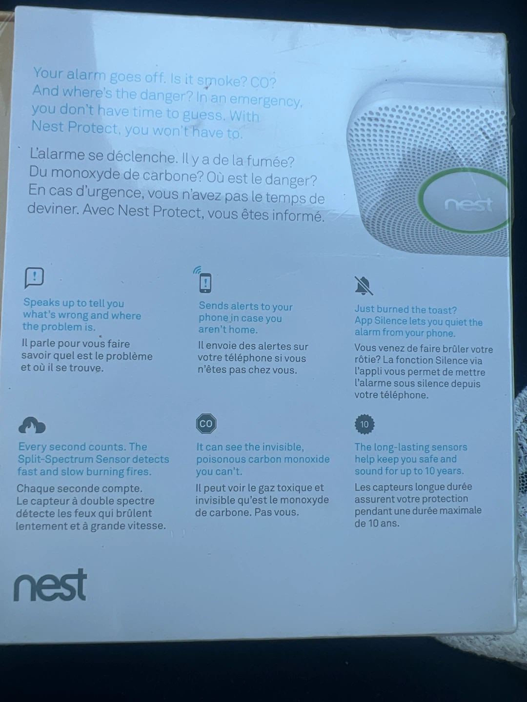 Nest Protect Smoke and Carbon Monoxide Alarm - photo 2