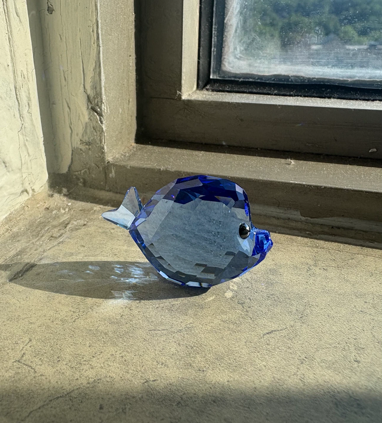 Swarovski Blue Fish Figurine