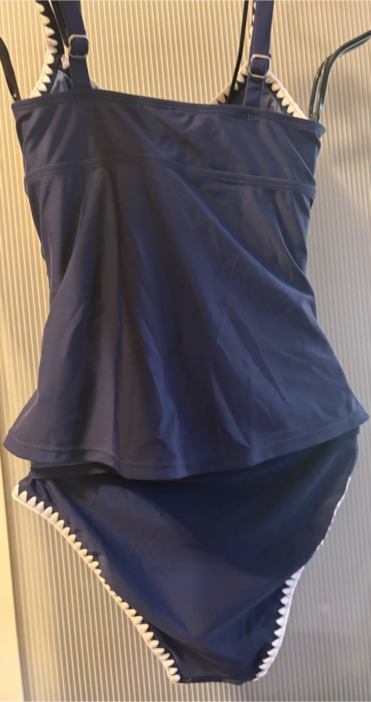 Navy Blue Tankini Swimsuit - photo 3
