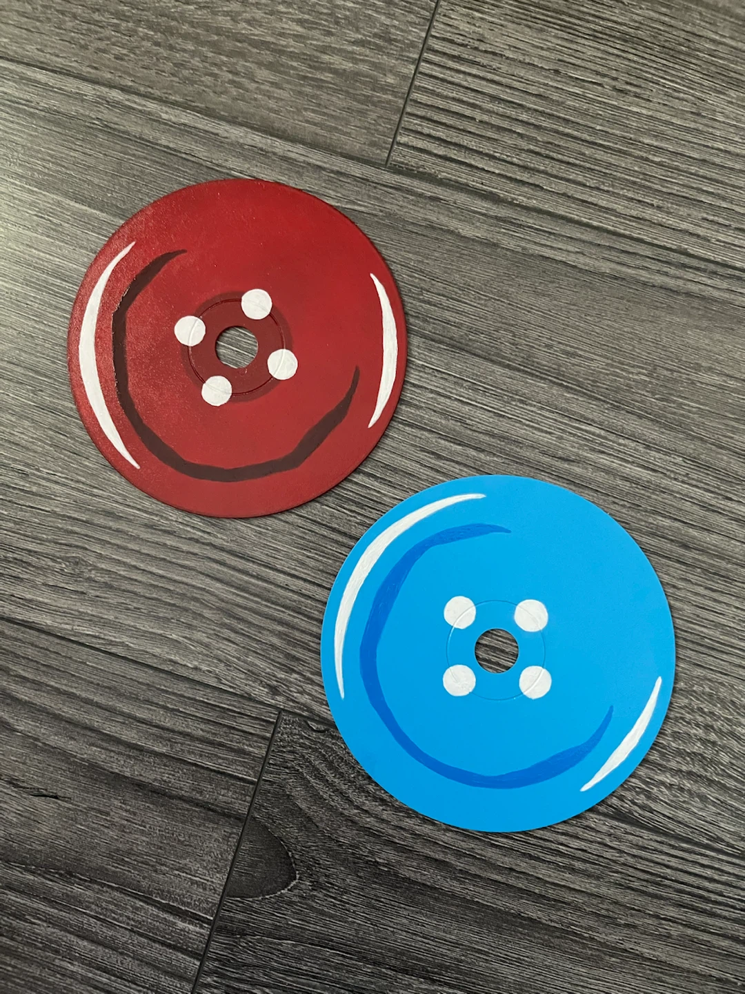 CD Button Painting Decor - photo 2