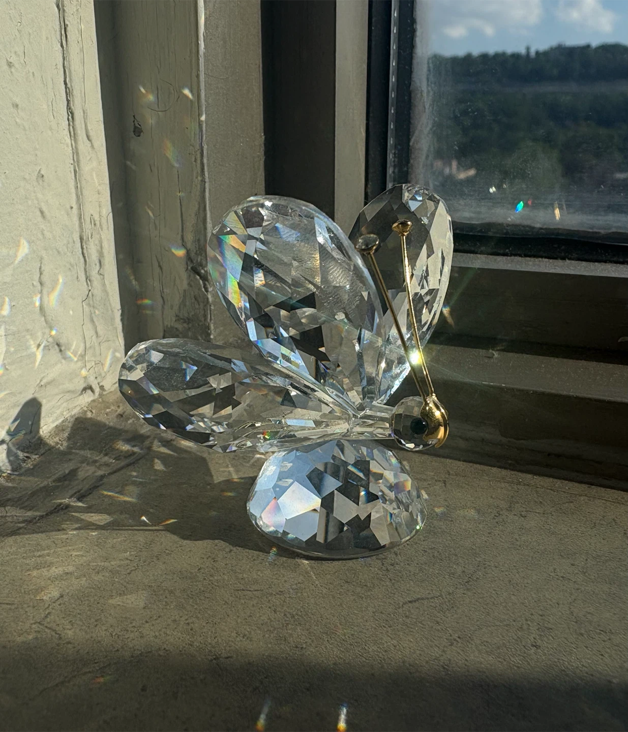 Swarovski Crystal Butterfly Figurine