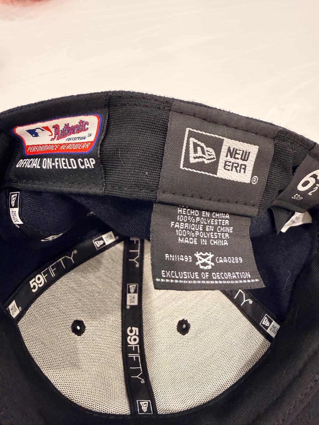 New Era New York Yankees Baseball Cap Size 6 1/2 - photo 4