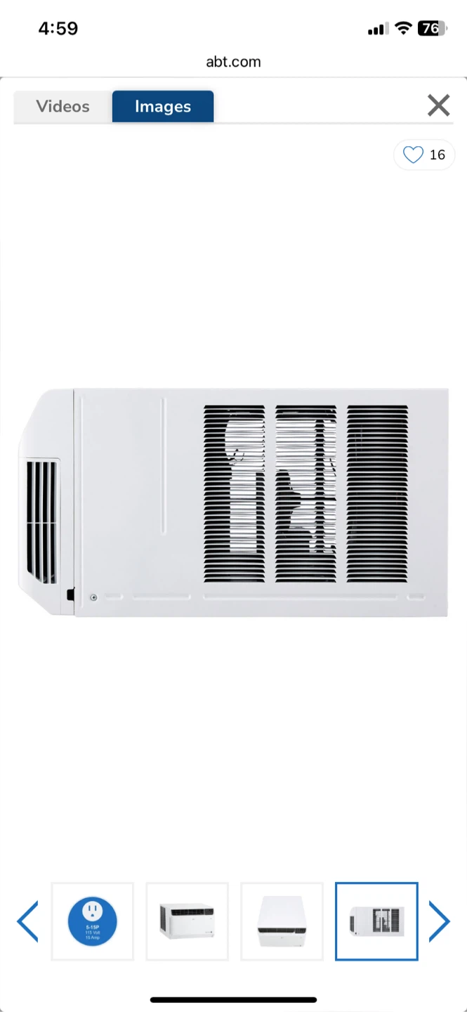 LG LW1019IVSM Window Air Conditioner - photo 5