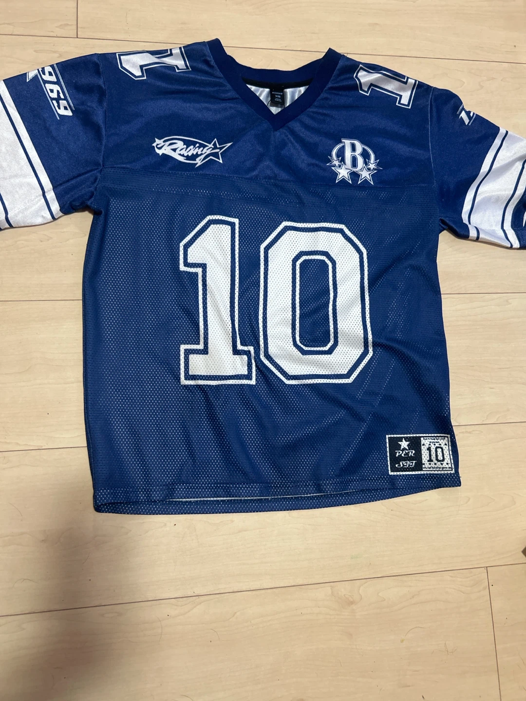 Blue Racing Jersey #10