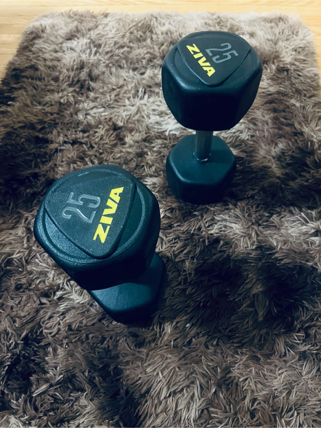 ZIVA 25lb Dumbbells (Pair)