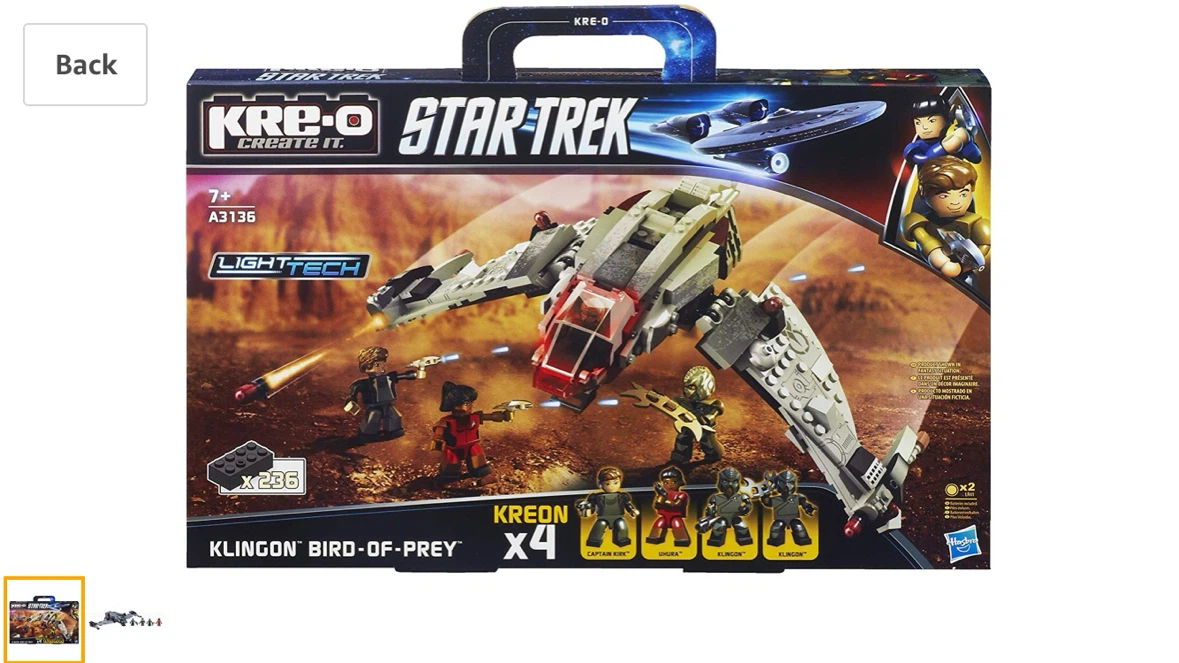 KRE-O Star Trek Klingon Bird-of-Prey NEW
