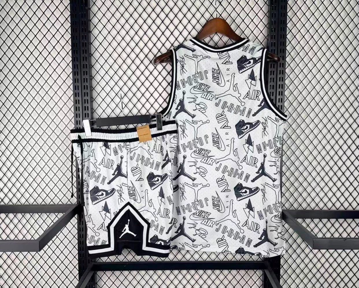 Jordan Basketball Jersey and Shorts Set