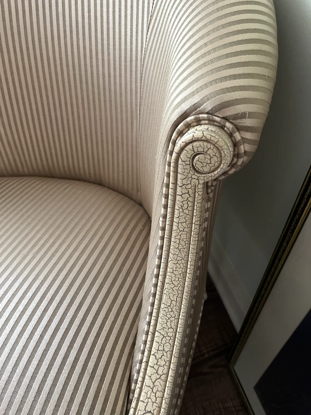 Striped Accent Chair - photo 2