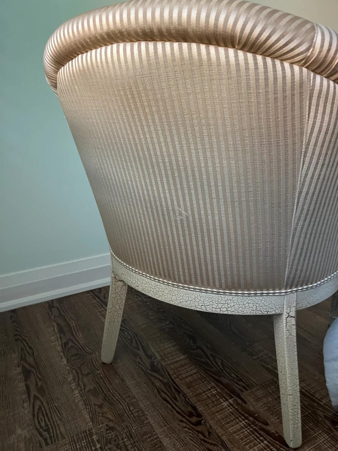 Striped Accent Chair - photo 4