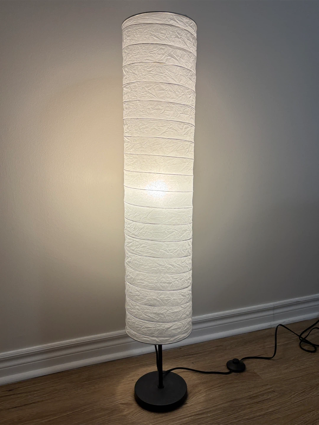 IKEA White Paper Lantern Floor Lamp
