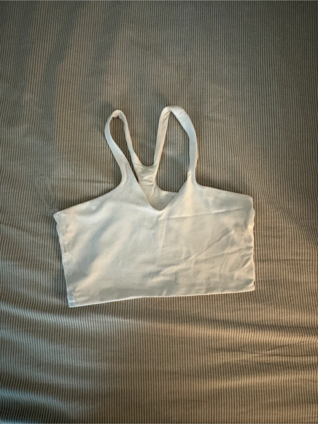 Lululemon White Align Tank Top Size S/M
