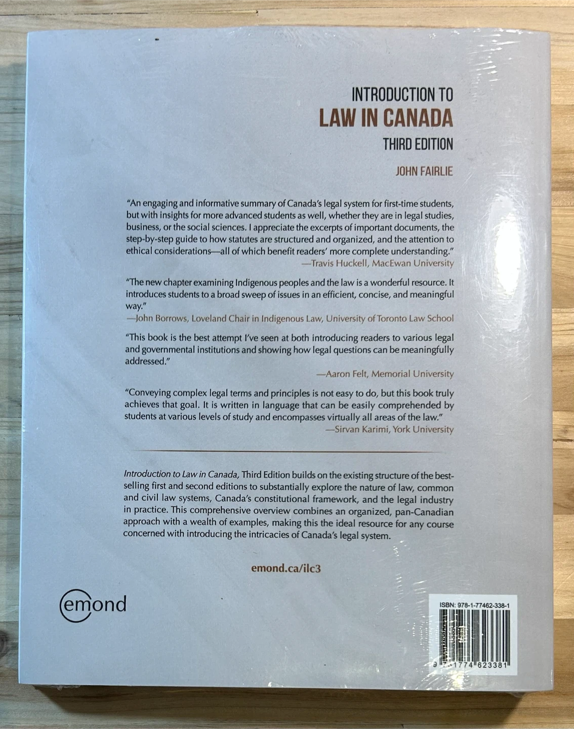 Introduction to Law in Canada - Third Edition Textbook - photo 4