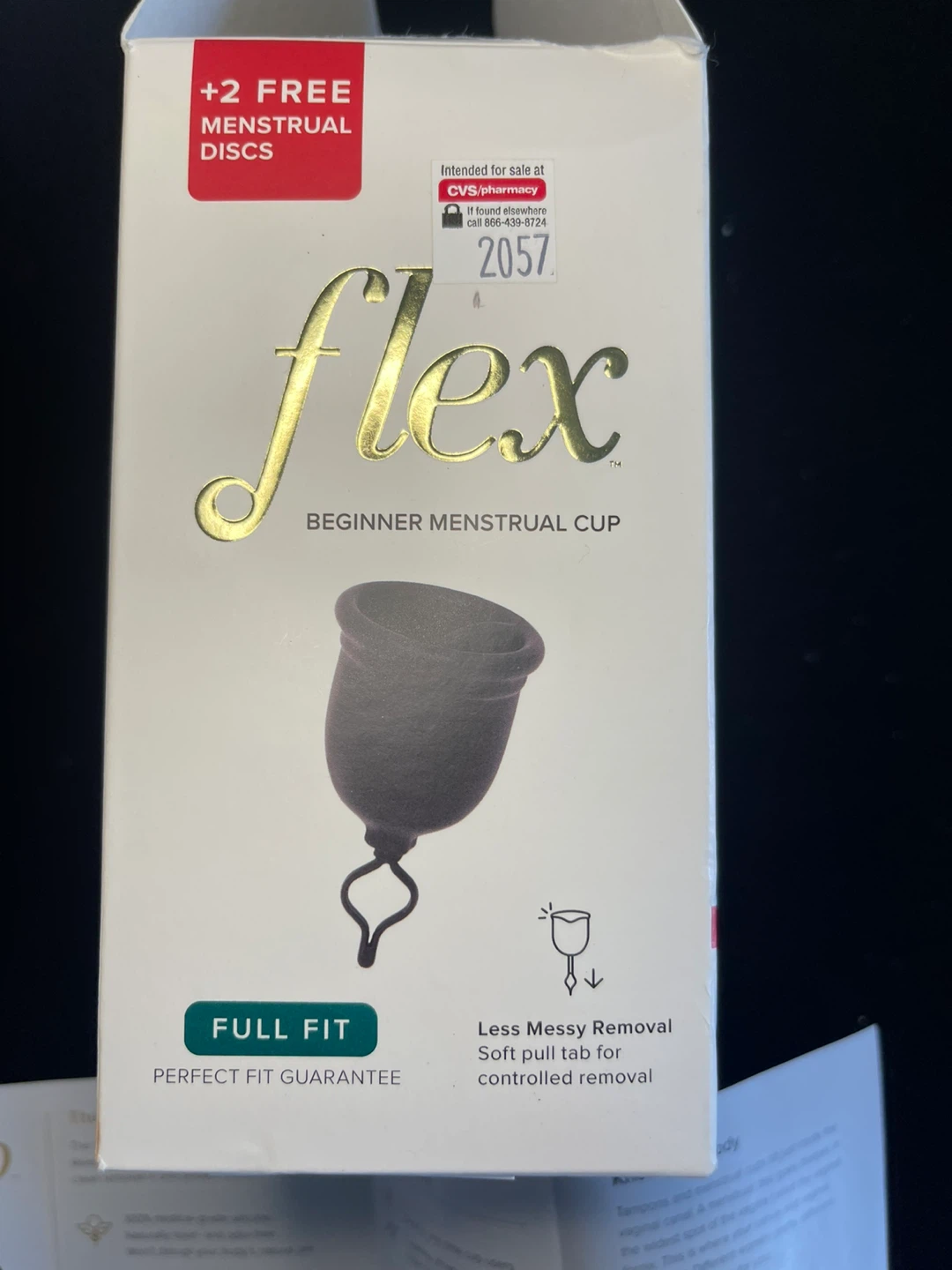 Flex Menstrual Cup System with Free Discs