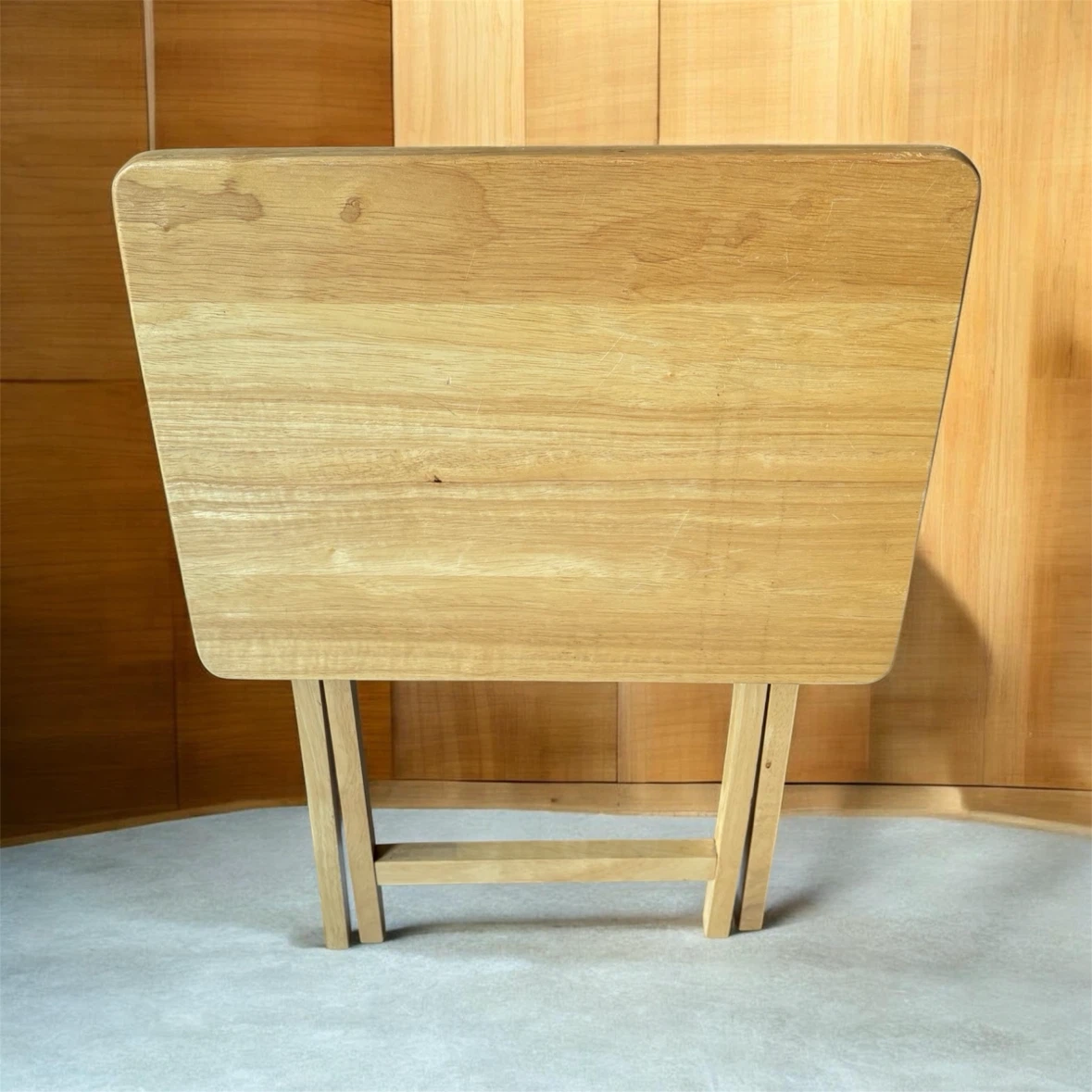 Wooden folding table GUC - photo 2