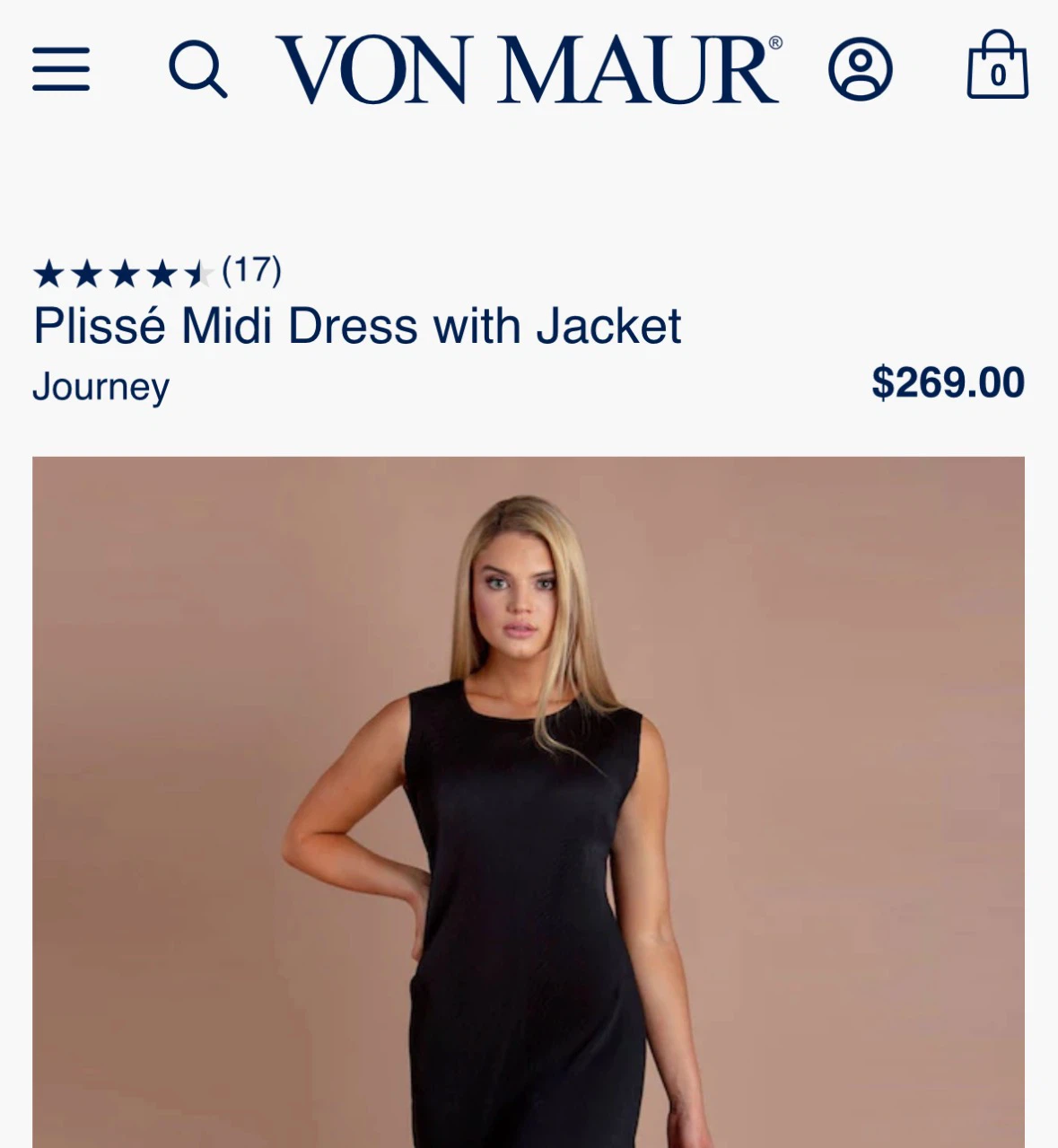 Journey Plisse Midi dress with jacket - photo 3