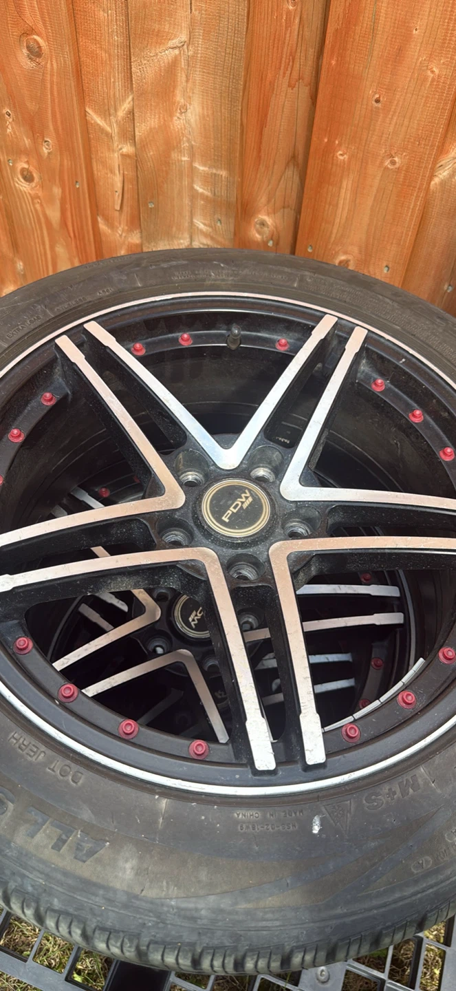 Set of 4 Rims and Tires 225/50ZR17