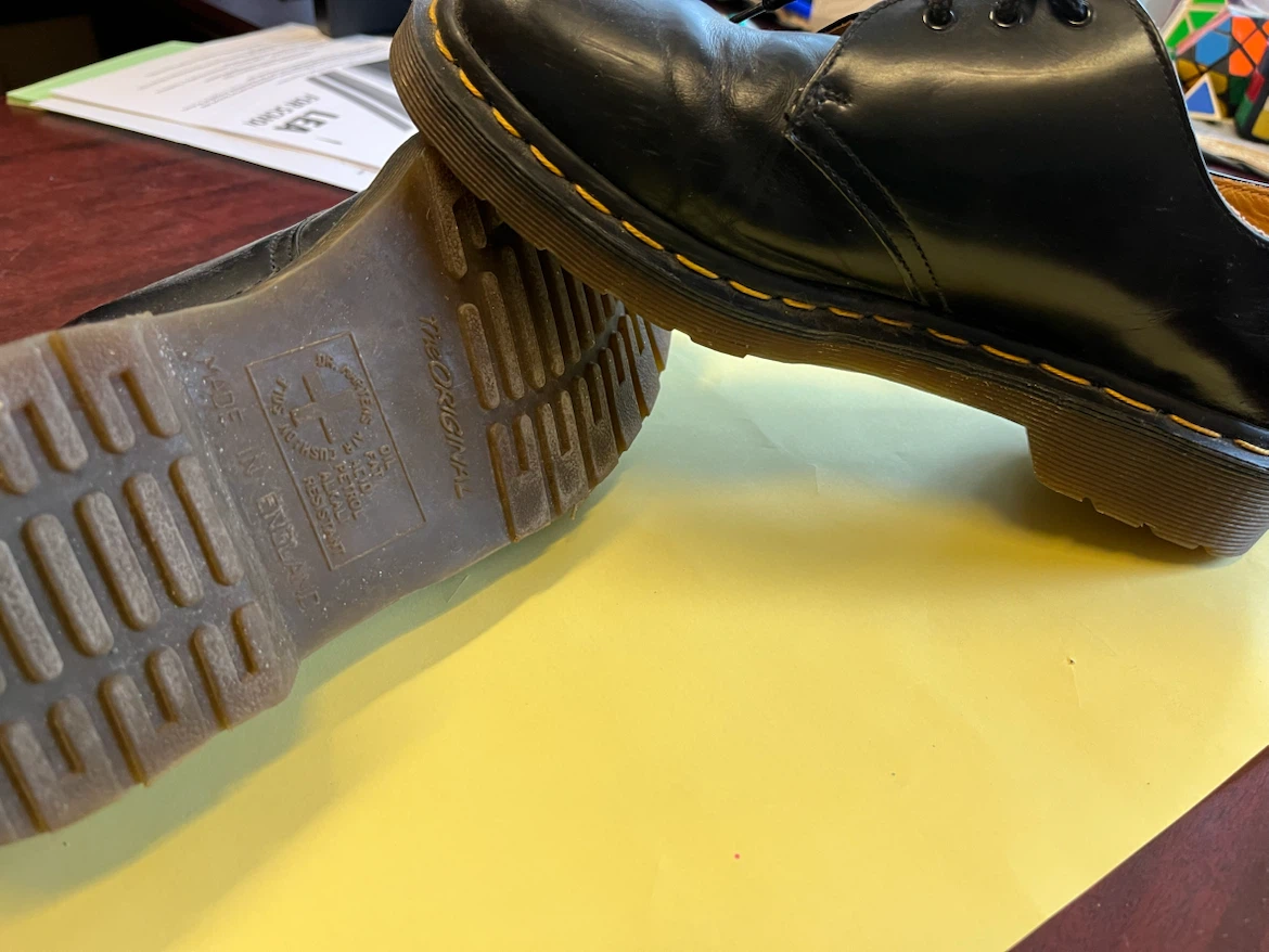 Dr. Martens Black Leather Oxford Shoes