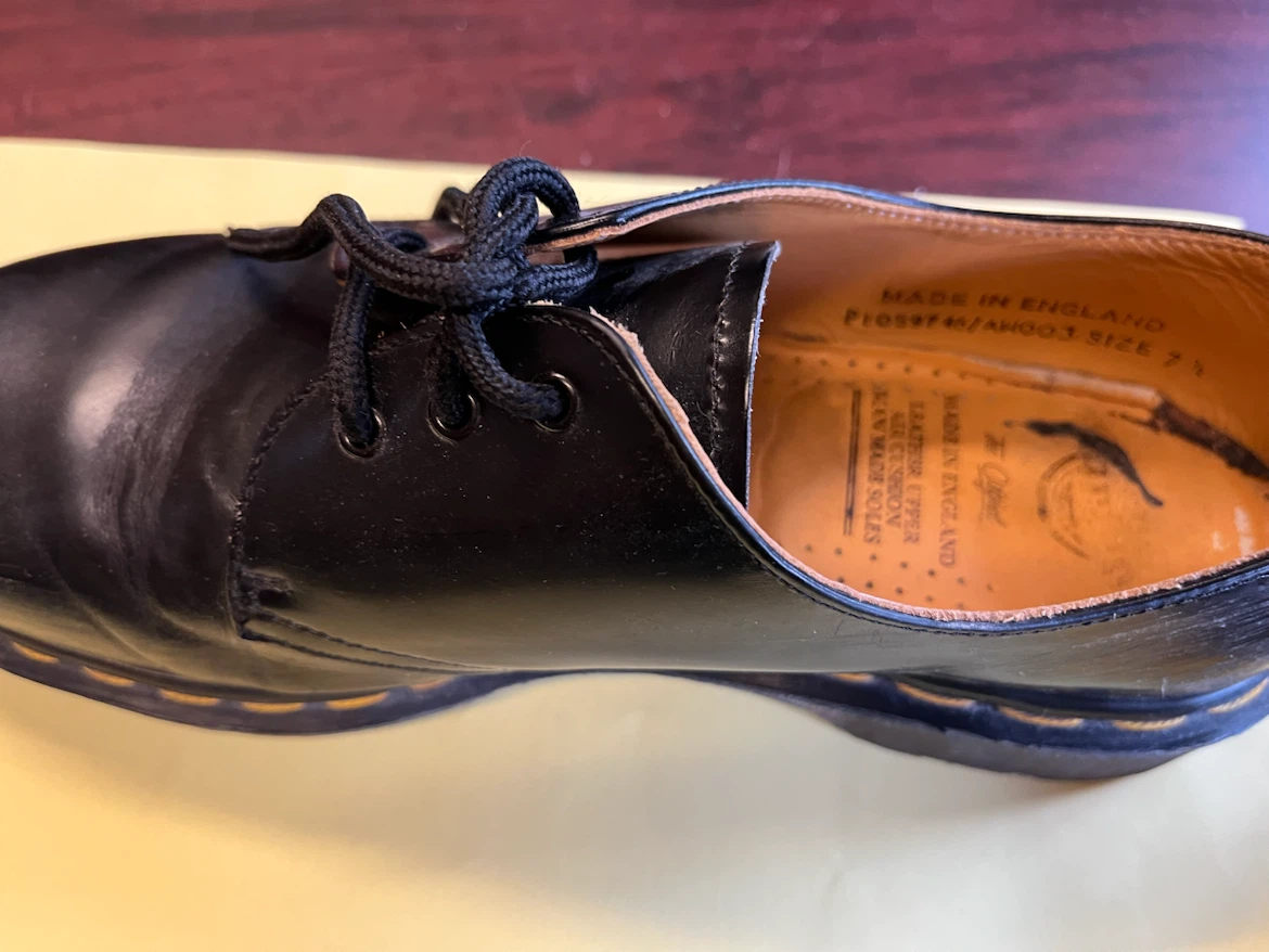 Dr. Martens Black Leather Oxford Shoes - photo 2