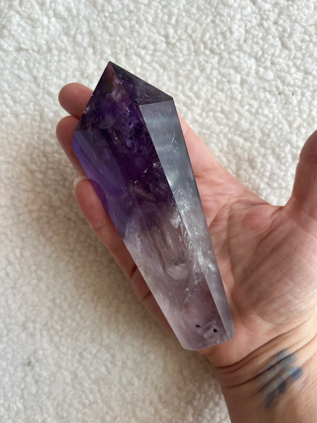 Polished Amethyst Crystal Wand