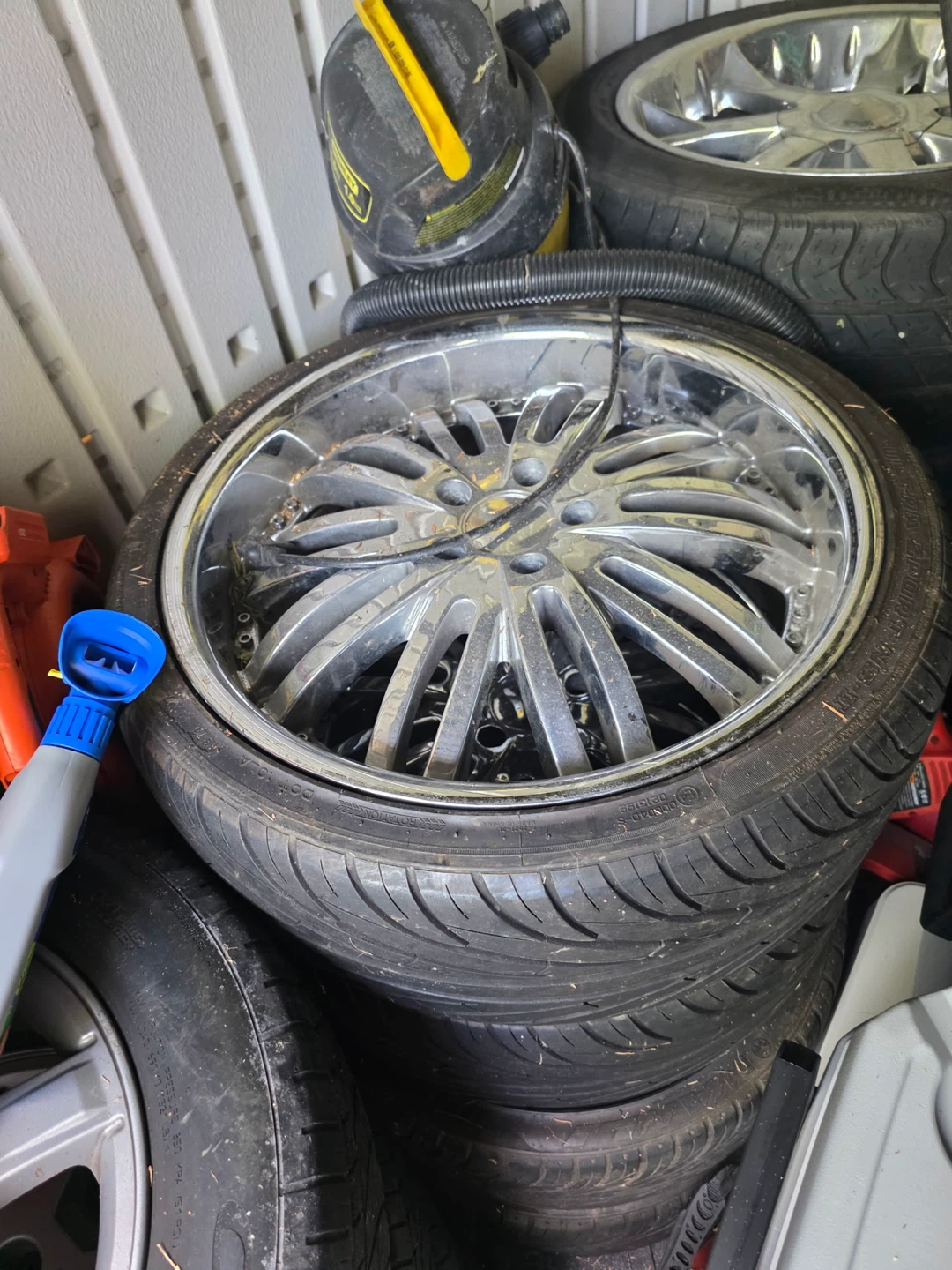 Chrome Rims with Tires - photo 4
