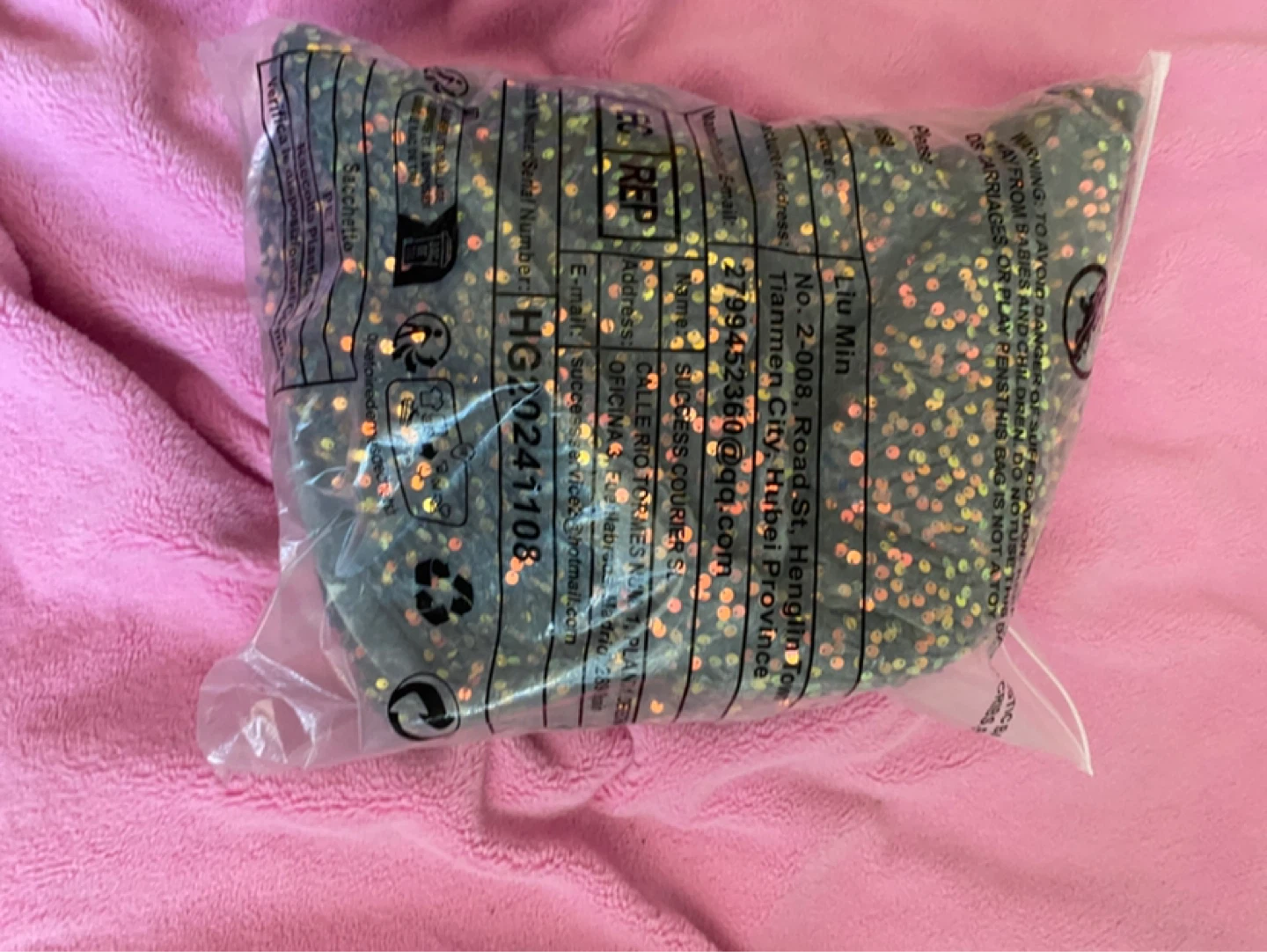 Sequin Puffer Jacket, brand new size large - photo 5