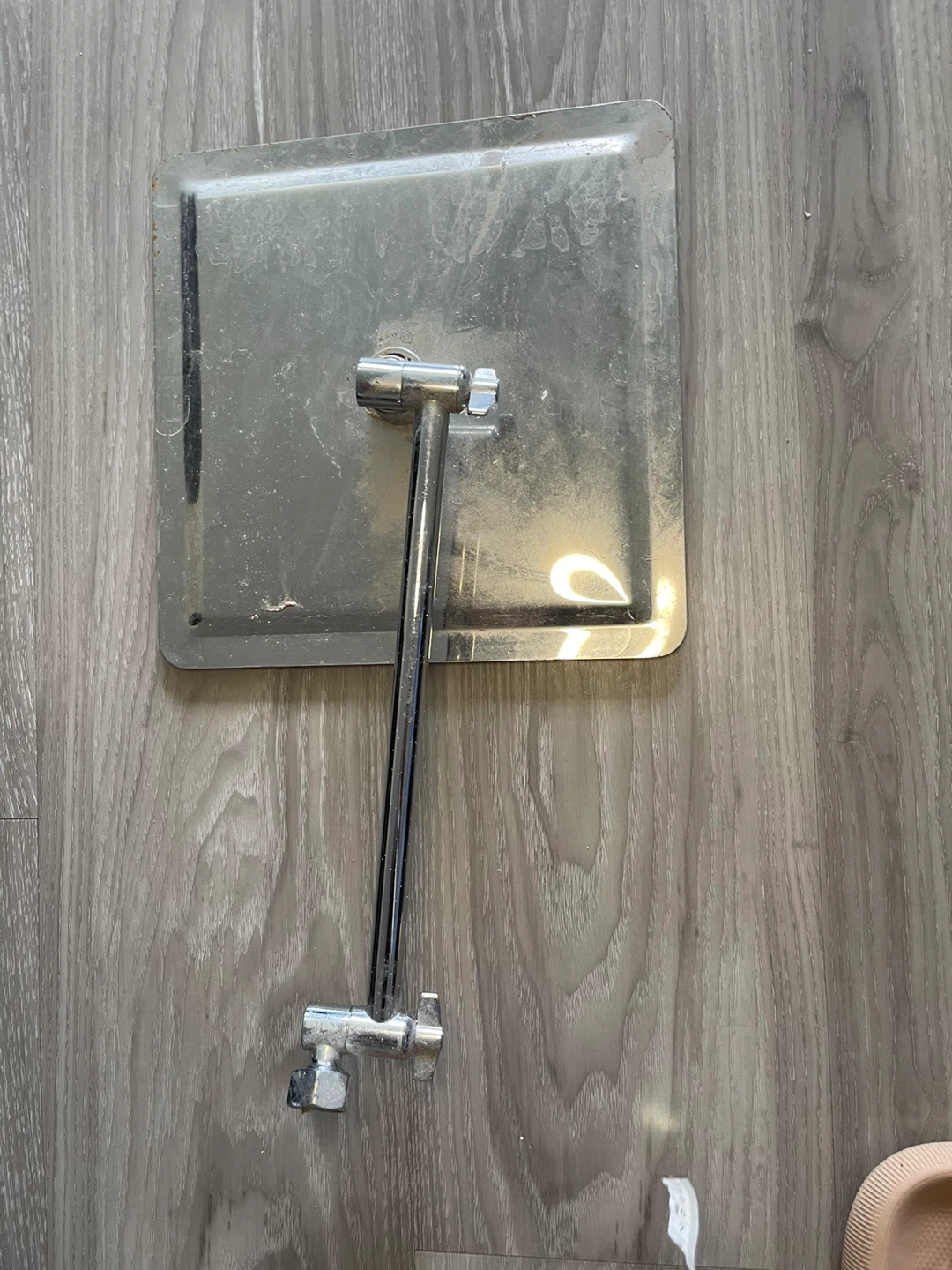 Square Rain Shower Head with Adjustable Arm - photo 2