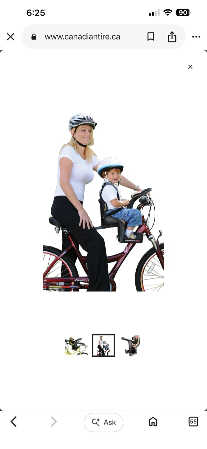 Wee ride front- mounted child bike seat - photo 4