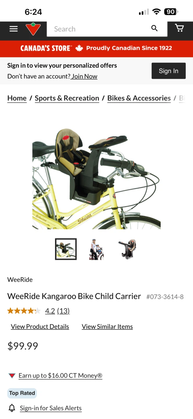 Wee ride front- mounted child bike seat - photo 5