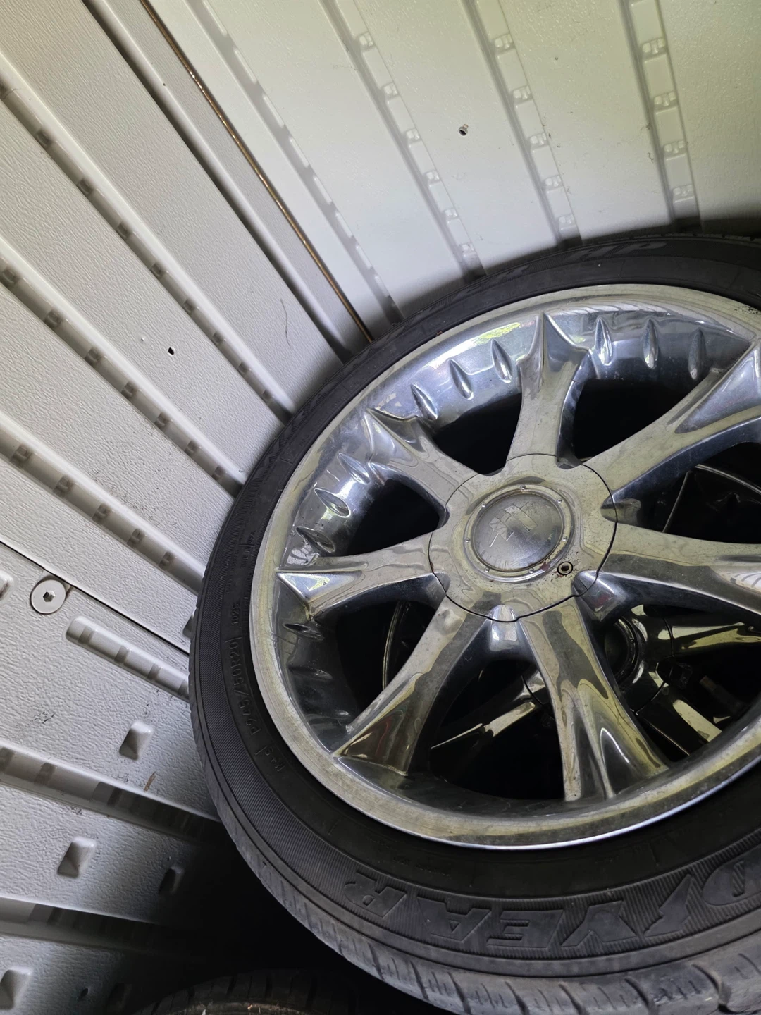 Chrome Wheels and Tires Set