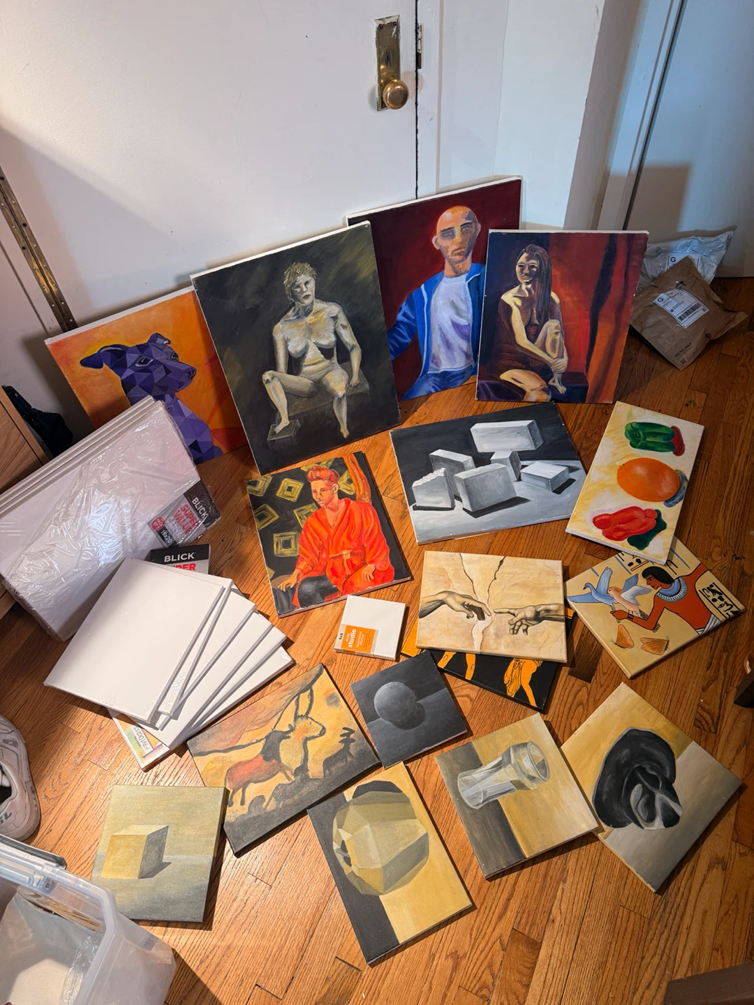 Assorted Art Canvases and Paintings