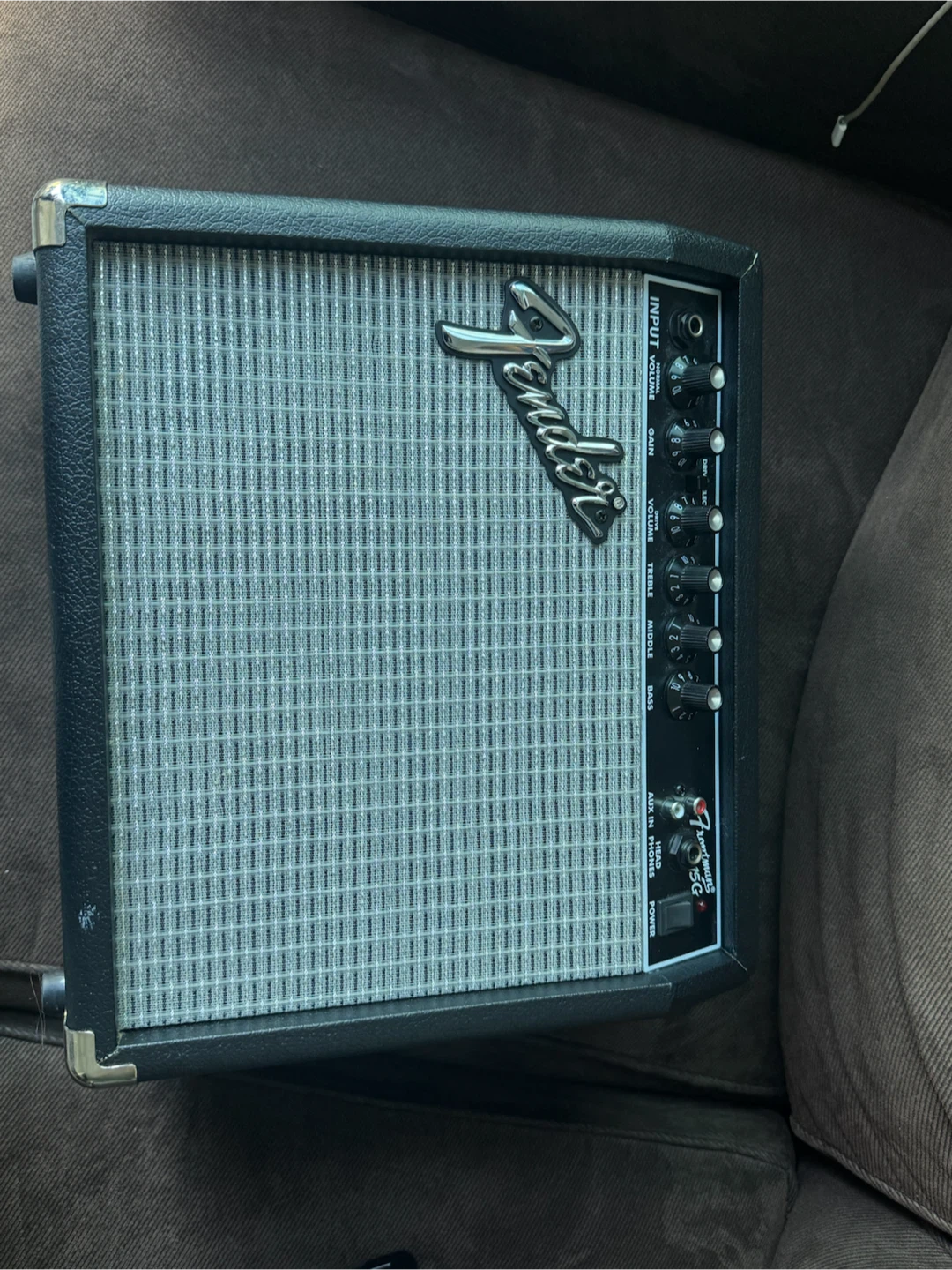 Fender Frontman 15G Guitar Amplifier and Donner mini amplifier