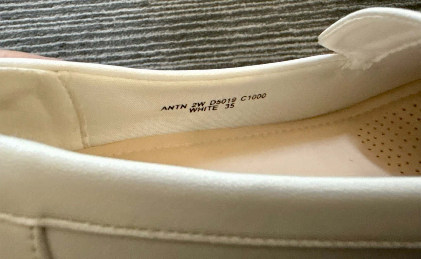 ALBERTO White Loafer Semi-Flats Size 5 - photo 5