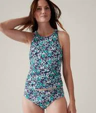 Athleta Maldives Halter Tankini Swimsuit 36 B/C & Bikini Bottom