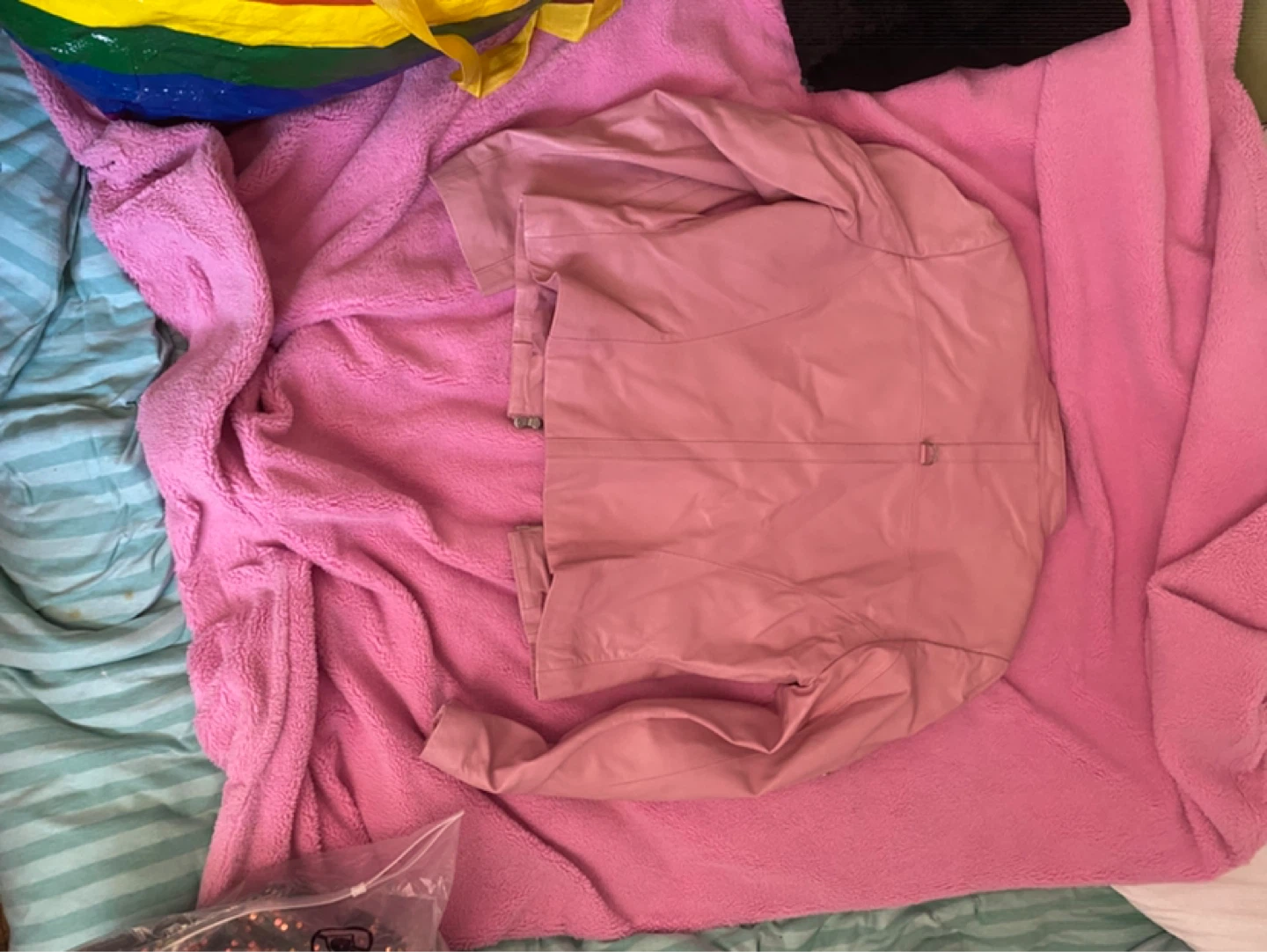 Danier Pink Leather Jacket new with tags on - photo 3