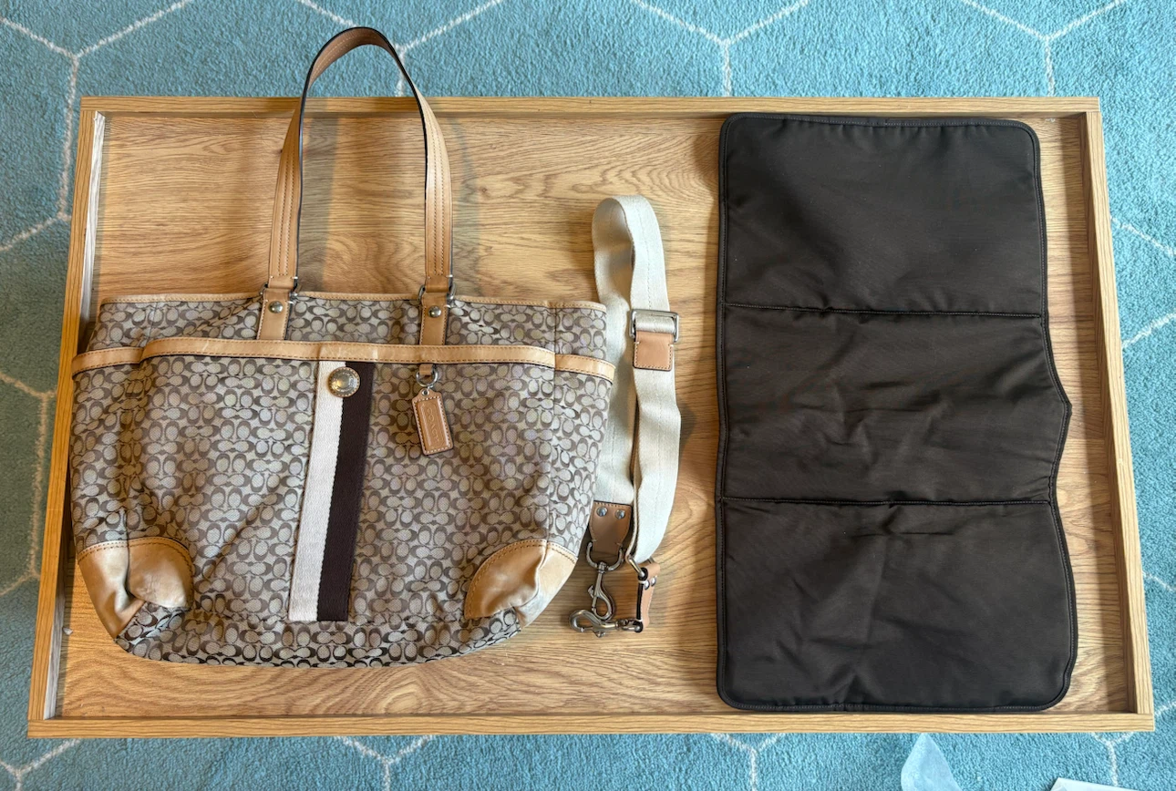 Coach Signature Baby Bag with Changing Pad