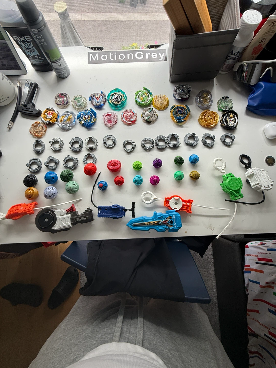 Beyblade Lot with 2 Battling Arenas and Accessories