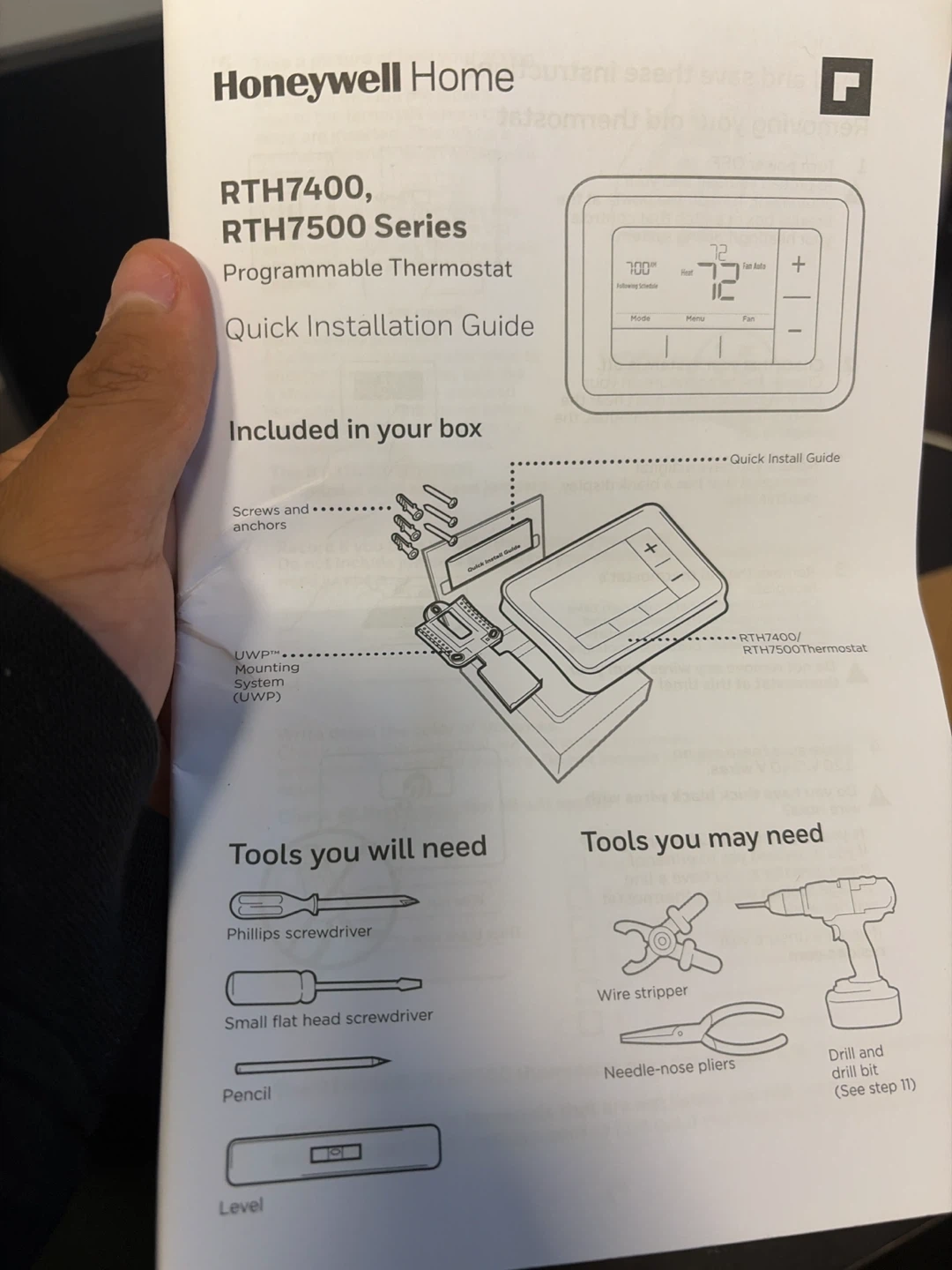 Honeywell Home RTH7400 Programmable Thermostat - photo 4