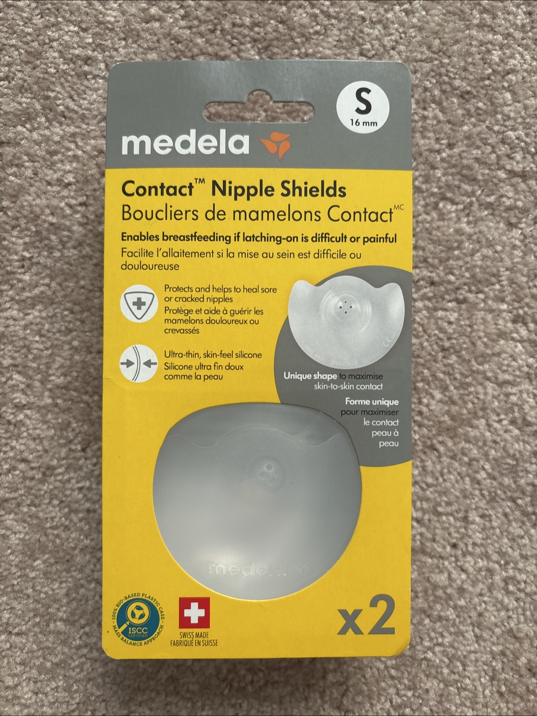 Medela Contact Nipple Shields - Size S