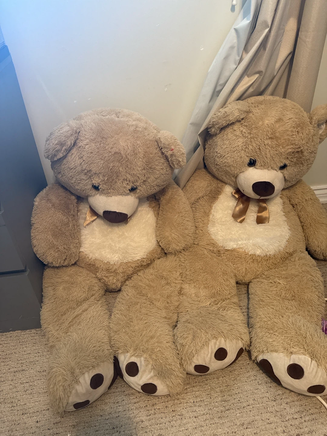 Two Giant Teddy Bears