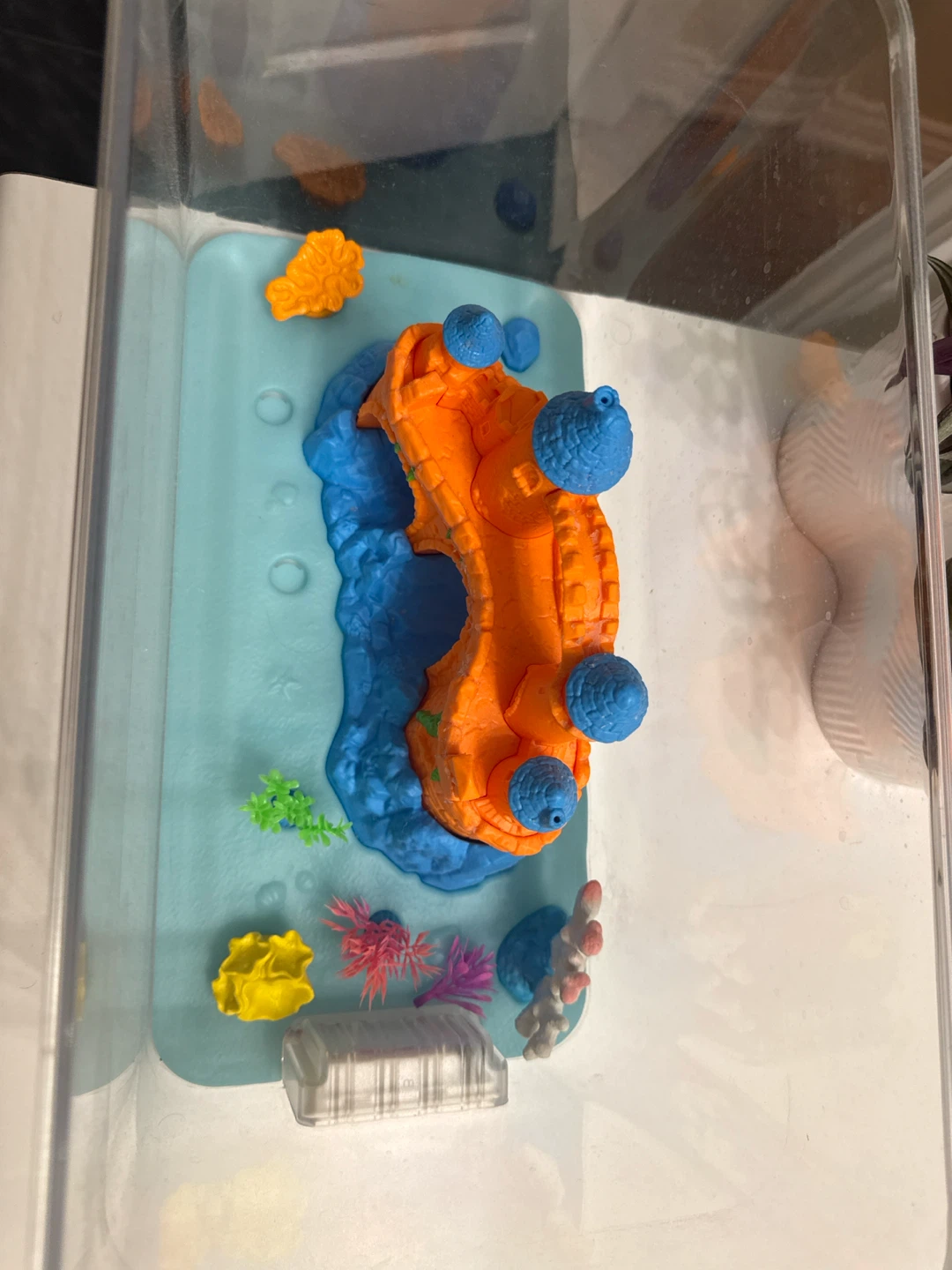 Kids Fish Tank with Castle Decor - photo 2