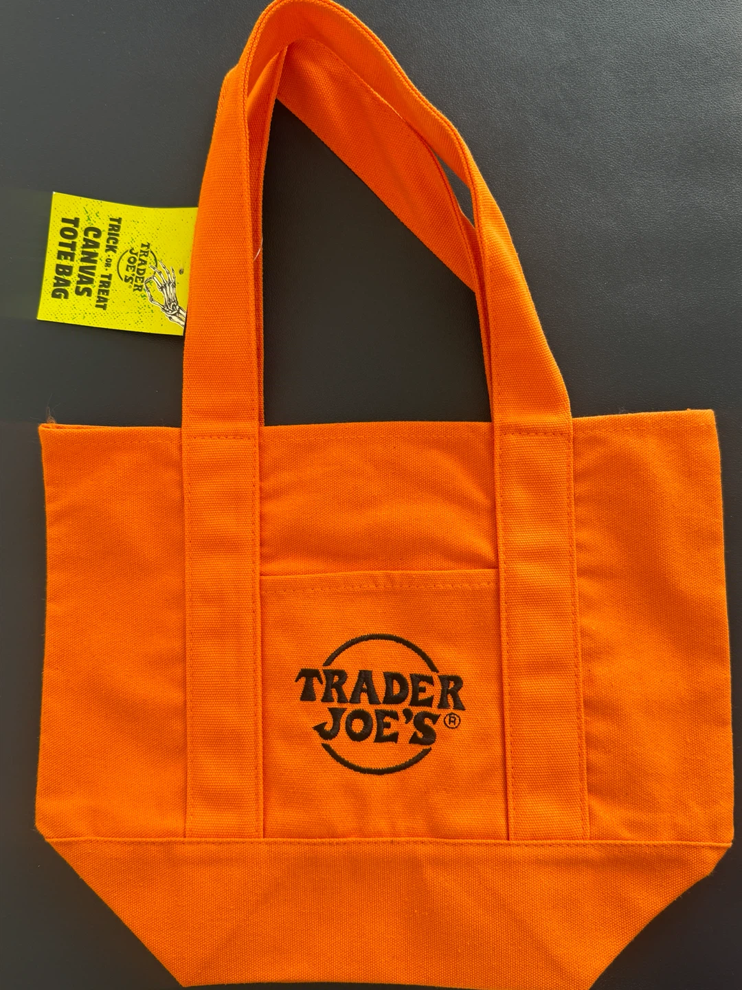 Trader Joe's "Trick or Treat" Canvas Tote Bag