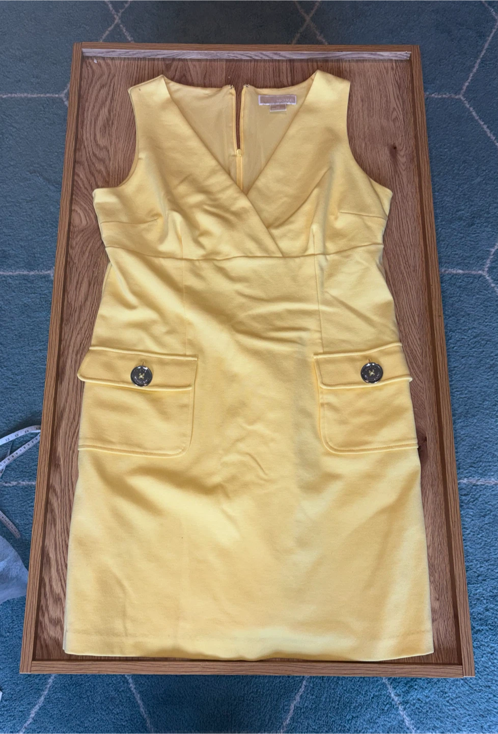 Michael Kors Yellow Sleeveless Dress Size 12