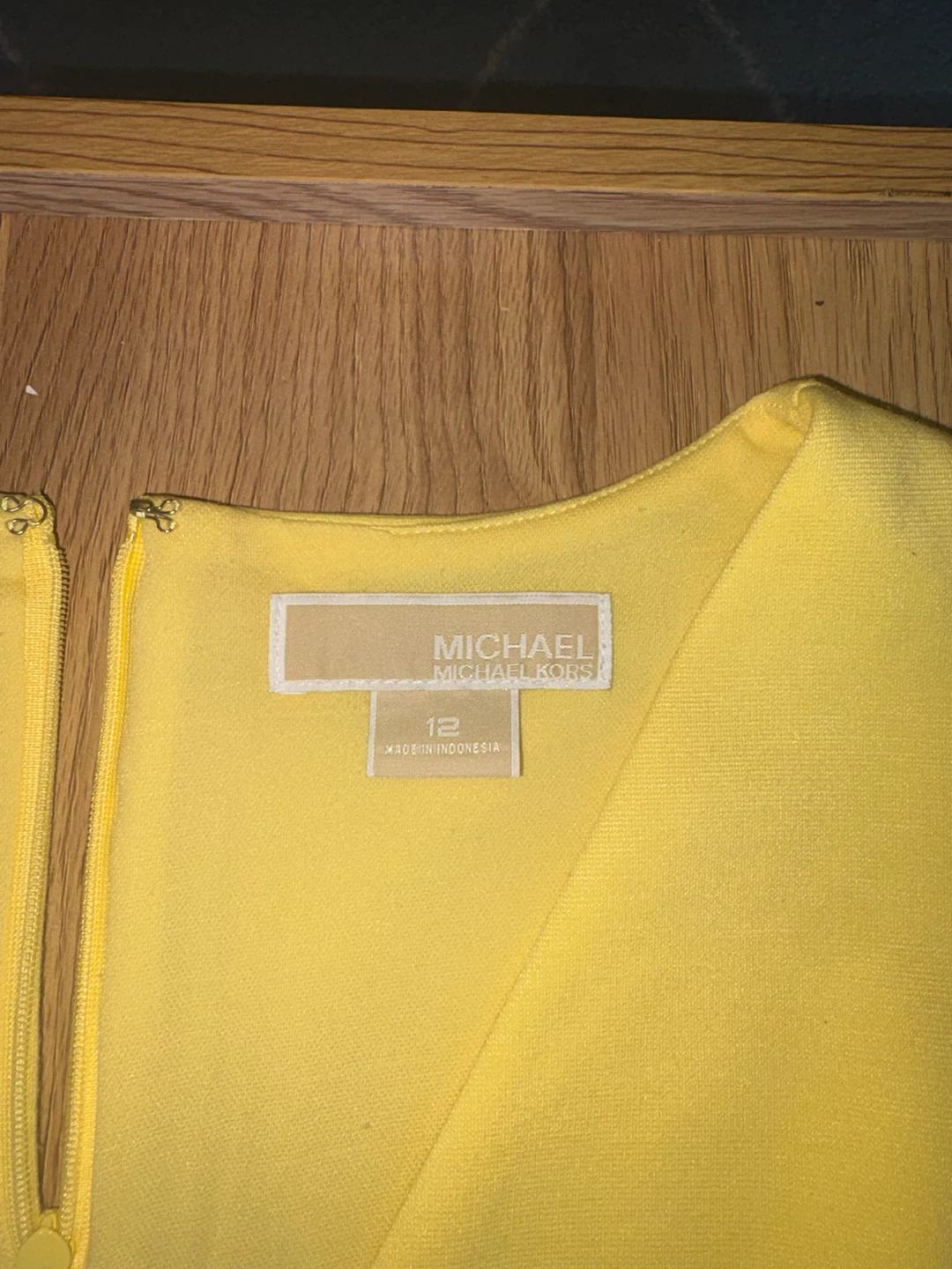 Michael Kors Yellow Sleeveless Dress Size 12 - photo 4