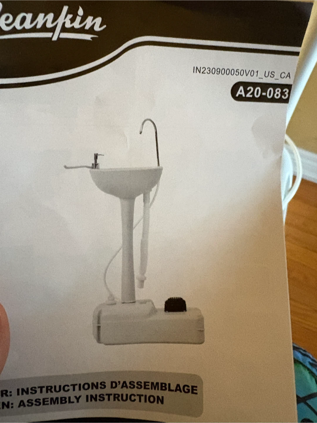 Kleanfin Portable Sink A20-083