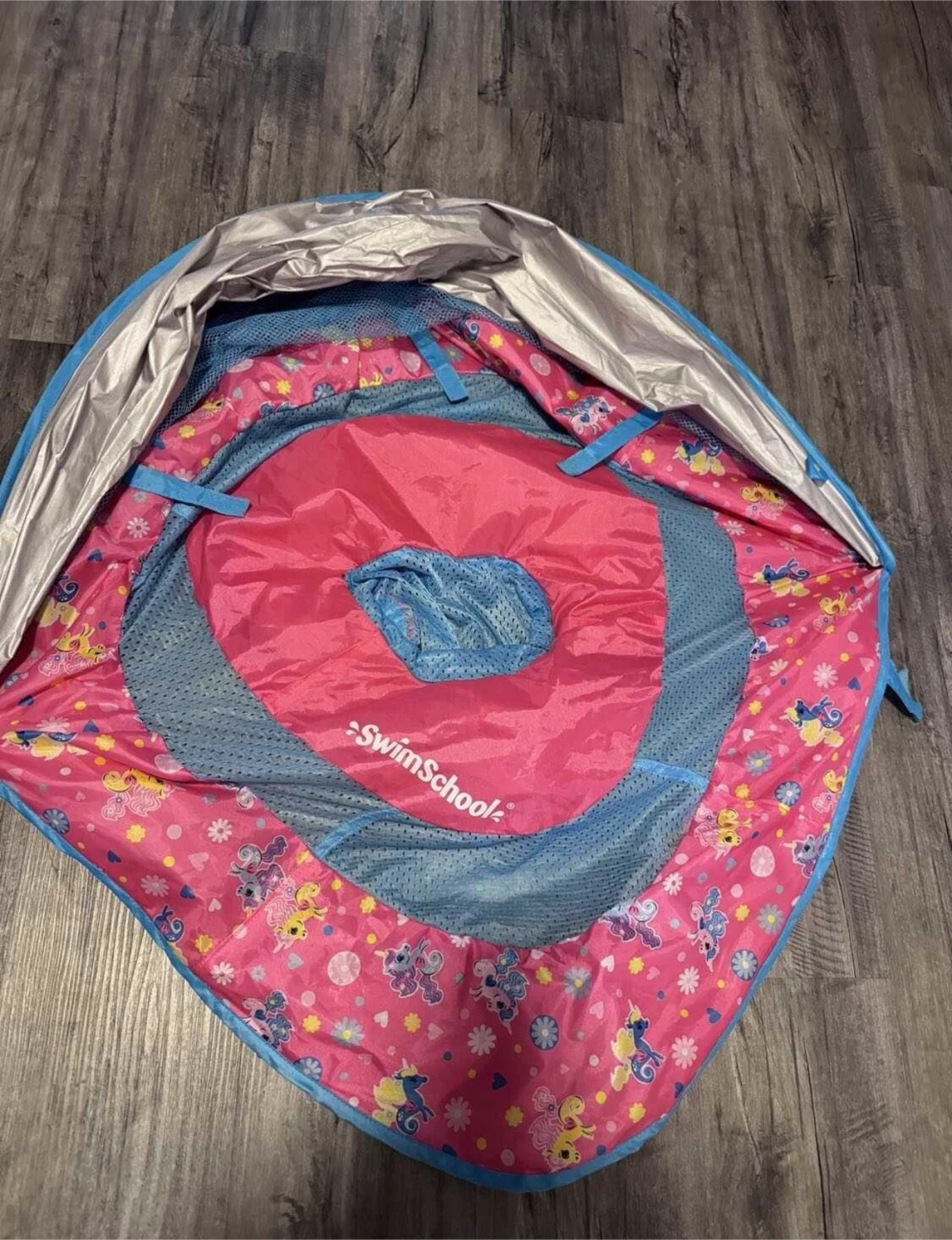 SwimSchool Baby Pool Tent with Ring